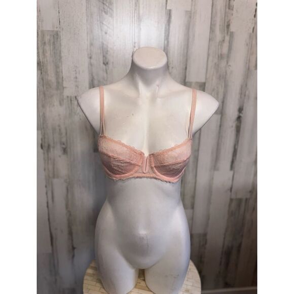 Auden pink laced bra size 32B - Picture 1 of 6
